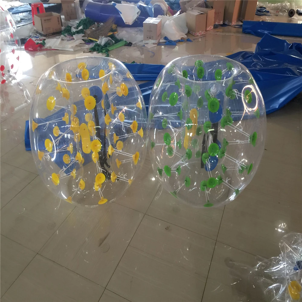 12pcs balls + 1 electric blower 1M PVC Inflatable Bubble Soccer Football Ball  bubble ball bola de futebol
