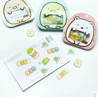 Cute Sumikko Gurashi Diary Label Stickers Pack Decorative Mobile Stickers Scrapbooking DIY Stickers Escolar Papelaria Cute Sumikko Gurashi Diary Label Stickers Pack Decorative Mobile Stickers Scrapbooking DIY Stickers Escolar Papelaria