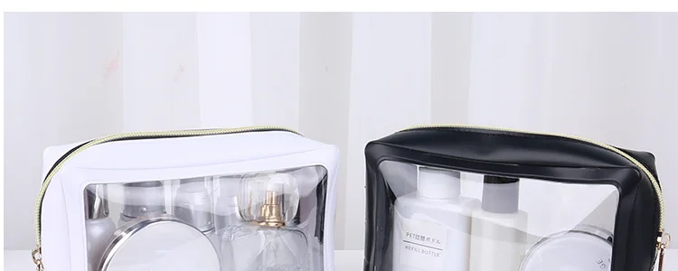 Аксессуары для путешествий Женская Прозрачная ПВХ Дорожная упаковочная сумка-Органайзер Чехлы для макияжа сумка для багажа косметический набор для туалетных принадлежностей сумка