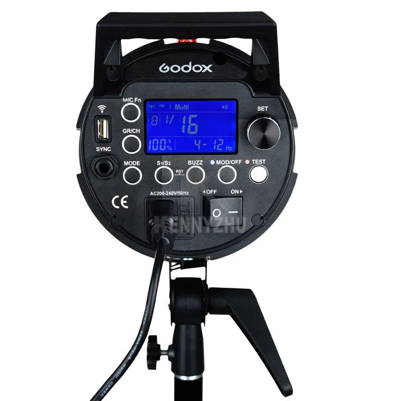 DHL Godox Pro 600W высокоскоростной 1/8000s более быстрый 600 II 600WS 220V 2,4G Беспроводная система студийный светильник ing Flash светильник стробоскоп