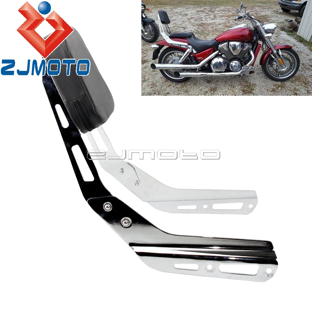 Для VTX 1800 1300 мотоциклетные огнеупорные спинки Sissy бар + Накладка для Honda VTX1800F 2005-2011