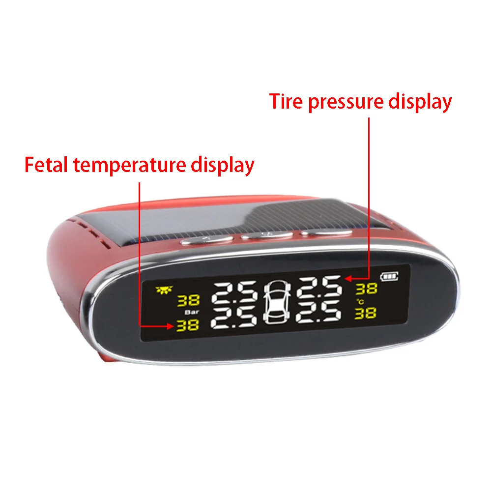 TPMS 068 универсальный солнечный беспроводной монитор давления в шинах системы