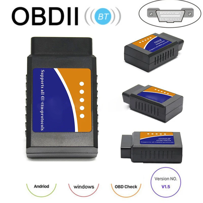 V03H2-1 OBD2 Bluetooth/WI-FI V1.5 автомобильный диагностический инструмент V03H2-1 OBD II чип сканера PIC18F25K80 работы Android/IOS/Windows 12V дизельное топливо