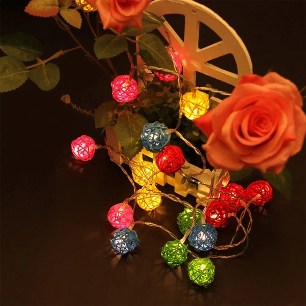 1.2M Wedding Decorative Lamp Outdoor Home Party Fairy Light BZ184 Ball LED String Professional Christmas | Освещение