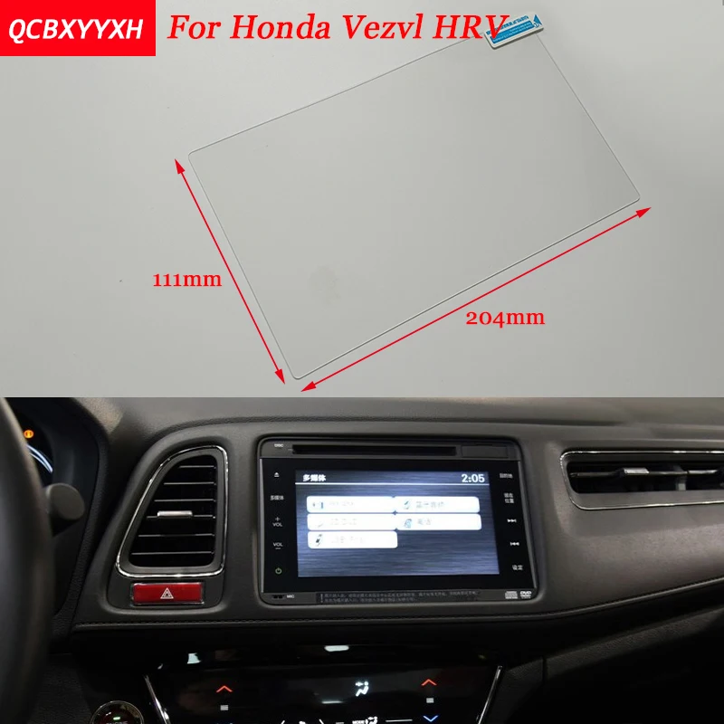 

Car Sticker 9 Inch GPS Navigation Screen Steel Protective Film For Honda Vezel HRV Control of LCD Screen Car Styling