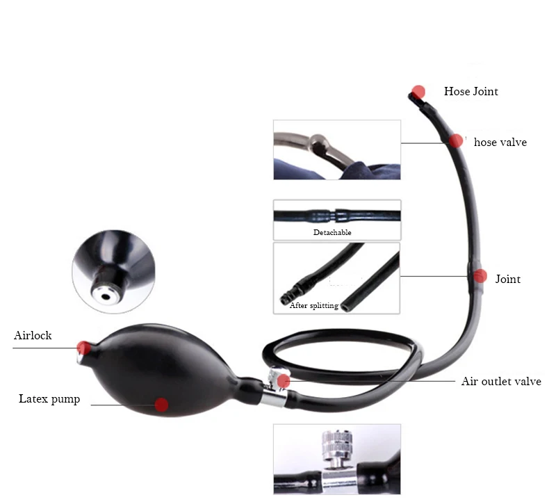 Yuwell Three Channel Air Cervical Vertebra Collar Traction Support Therapy Medical Comfort Brace Inflatable Cushion Neck Massage-1-1