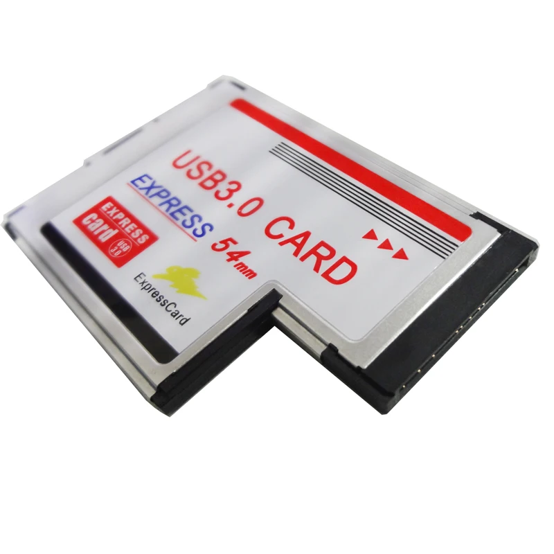 Двойной 2 порта USB 3,0 ExpressCard адаптер 5 Гбит/с usb-хаб ExpressCard 54 мм слот Express Card PCMCIA конвертер для ноутбуков