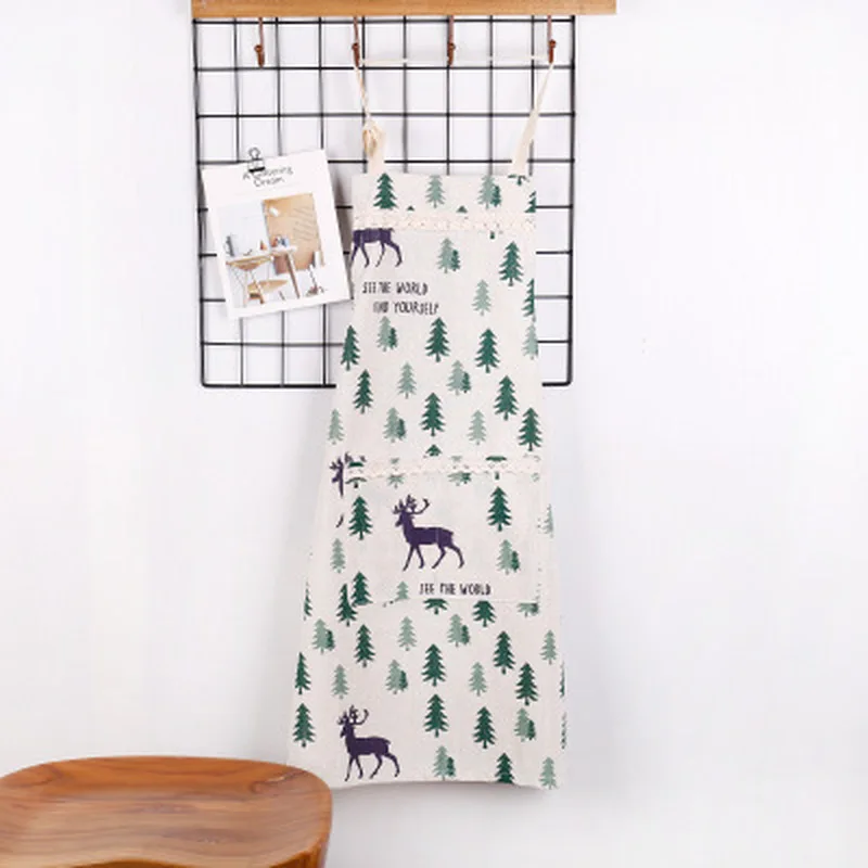 

1Pcs Plaids Striped Cotton Linen Apron Woman Adult Bibs Home Cooking Baking Coffee Shop Cleaning Aprons Kitchen Accessory