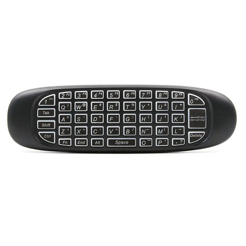 

2.4G Air Mouse, Wireless 6-Axis Keyboard Remote Control Motion Sense Backlight For Mini Pc Smart Tv Android Tv Box Projector