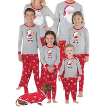 Vete Для мужчин t femme Горячие Новая одежда Для мужчин wo Для мужчин леди папа Санта Клаус блузка брюки Семейные пижамы Рождественский набор