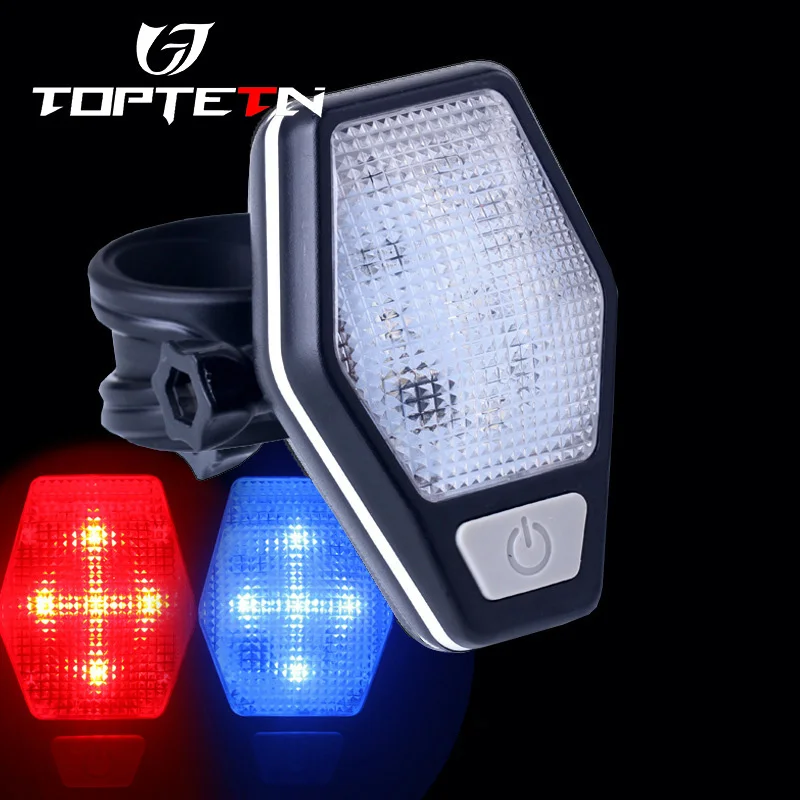 TOPTETN 5 Super Bright LED Waterproof Bike Bicycle Cycle Rear Back Tail