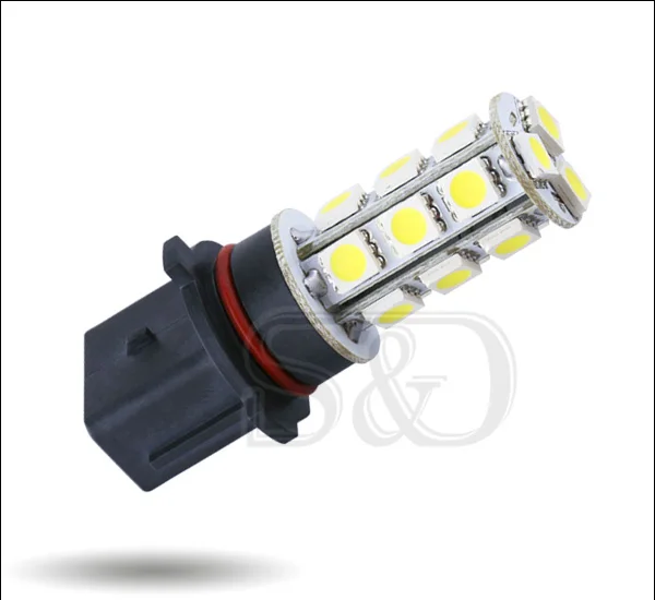 2 шт. P13W 18 SMD 5050 Чистый Белый DRL Противотуманные фары светодиодный автомобиль лампа авто светодиодный лампы автомобиля светильник источник 12V 6000 К Глава лампы