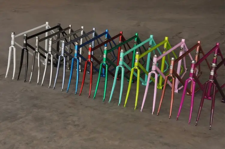 Top Chrome molybdenum steel frame 700C 50cm 52cm 54cm frame fixie bicyle road bike frame fixed Gear Bike frame 4