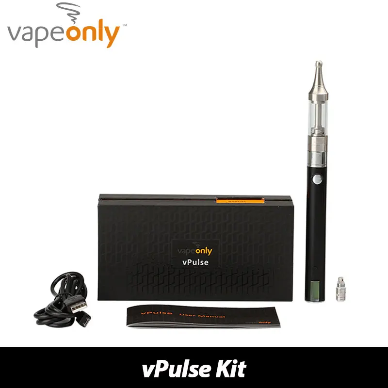 

Original VapeOnly vPulse Kit with 900mah Battery and 2ml vAir D16 Atomizer Electronic Cigarettes Pen kit