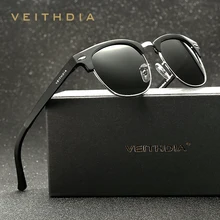 Veithdia Polarizadas de Conducción De Aluminio Y Magnesio gafas de Sol de Los Hombres Retro de La Vendimia de la Marca Gafas de Sol Para Mujer gafas de sol hombre V54
