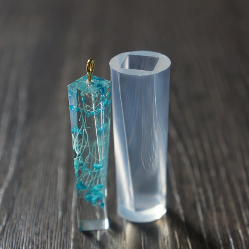 Прозрачная Жидкая силиконовая форма DIY Ювелирные изделия из смолы подвески, ожерелья lanugo формы для эпоксидной смолы для ювелирных изделий Инструменты - Цвет: A001-5