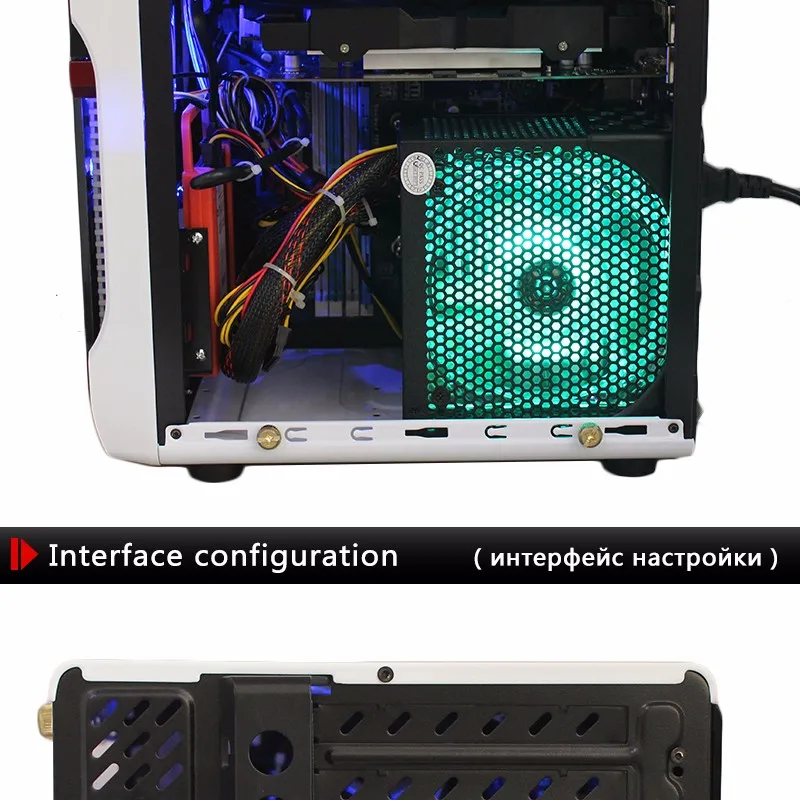 GloryMaster DIY настольный компьютер для Intel I3 I5 мини ПК супер игровой чехол HTPC Чехол Поддержка GTX 750Ti 1080 P