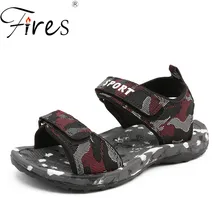Пожарные летние мужские сандалии камуфляжные тапочки мужские сандалии удобная мужская обувь модные сандалии мужские повседневные сандалии на плоской подошве