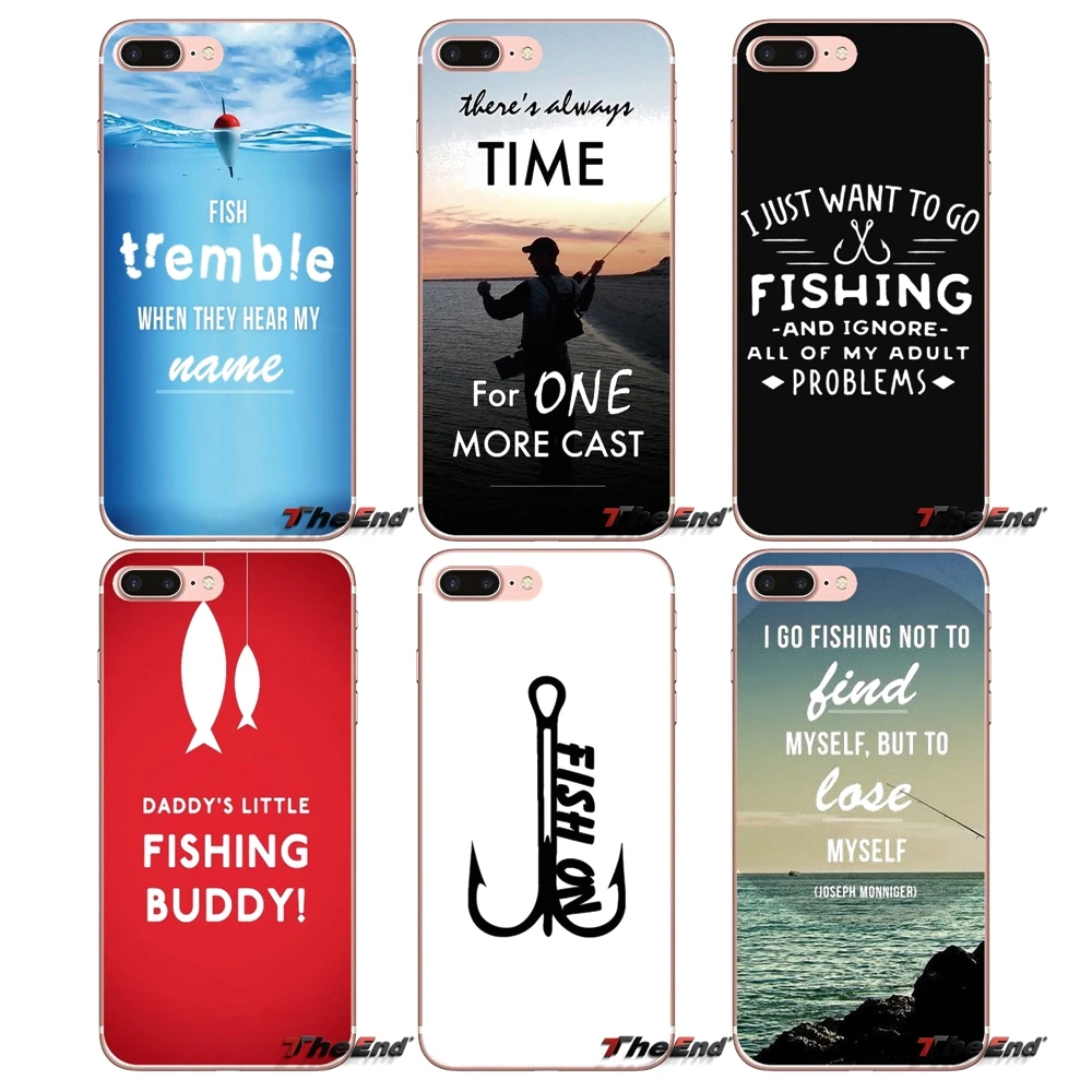 Мягкий чехол из ТПУ Angling Go Fishing quotes для Huawei G7 G8 Ascend P7 P8 P9 Lite Honor 4C 5X 5C 6X Mate 7 8 9 Y3 Y5 Y6 II Pro |
