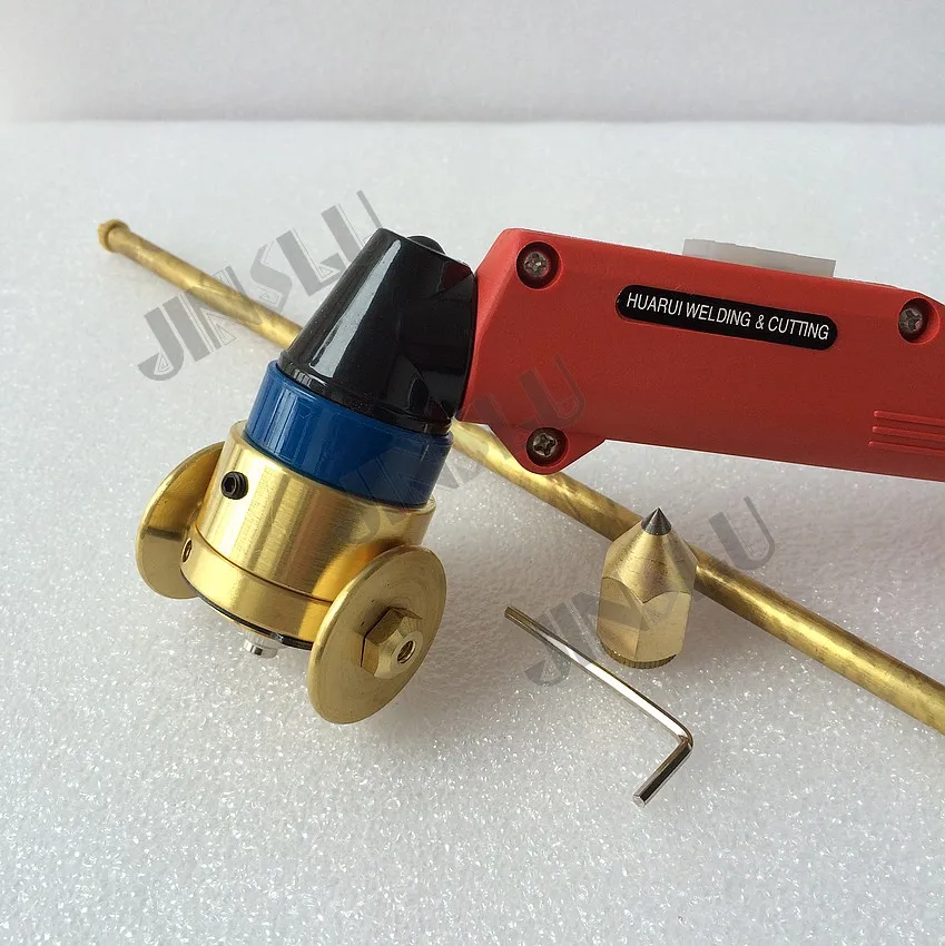 

P80 Air plasma cutting torch head/torch body with circinus roller guide wheel compass