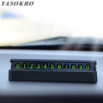 

Car Temporary Parking Card Phone Number Card Plate Telephone Number Car Park Stop Automobile Accessories Car-styling