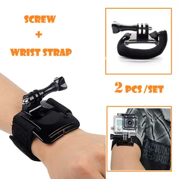 

go pro camera accessories Cheap arm wrist band with screw for GoPro Hero 4 Session hero 3+ 3 2 1 Sports DV SJ4000 sj5000 sj6000