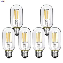 IWHD филаментный светильник Светодиодный лампа Эдисона E27 4 Вт A19 ST64 G80 Bomoillas Ретро винтажная лампа ампула Gloeilamp промышленное украшение