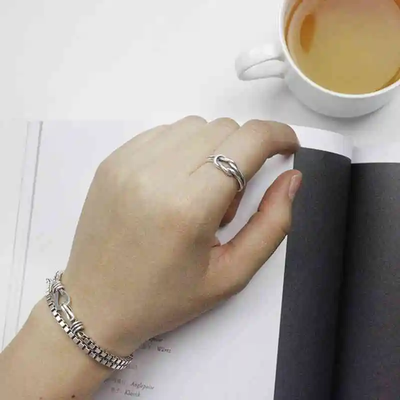 Женское кольцо из серебра 925 пробы с узлом|ring for|rings for womenrings women vintage |