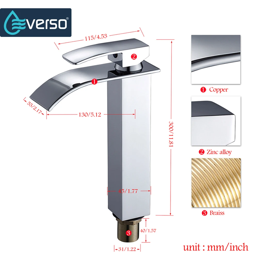Смеситель для ванной комнаты EVERSO кран раковины|basin faucet|waterfall faucetsink faucet |
