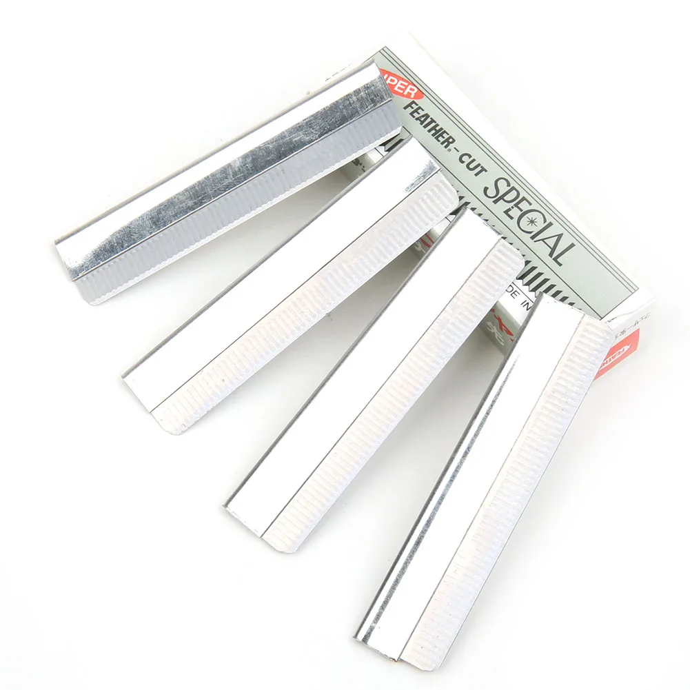 

50Pcs Professional Single Edge Shaving Razor Eyebrow Trimmer Scraping Replaceable Razor Barber Salon Razor