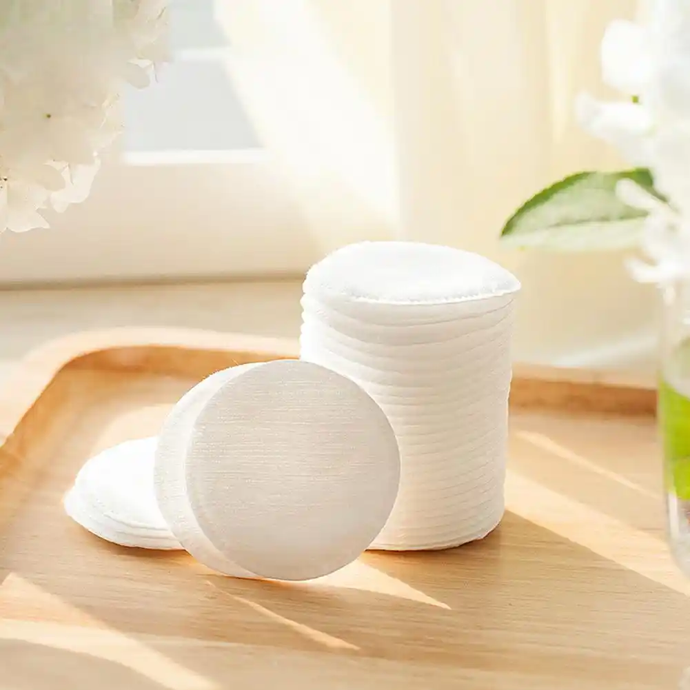 round makeup remover pads