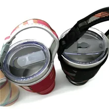 30 унций прекрасный цветок Рождественский узор кружка Перевозчик стакан чашка сумка крышка бутылки бутылка для воды чашки аксессуары