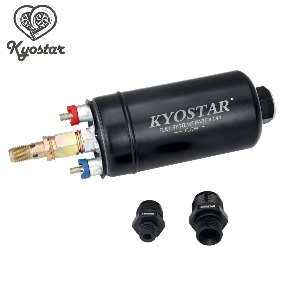 044 топливный насос KYOSTAR EFI 380 LPH E85 внешний топливный насос 1000 л.с. совместимый Топливный насос с 10 an 8 A фитингом