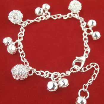 

National style Bracelet alloy ball plating thick silver bracelet Bangle simple adjustable Bracelets for women jewelry