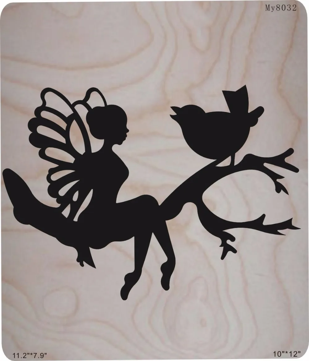

Girl die cut accessories wooden die Regola Acciaio Die Misura ,my