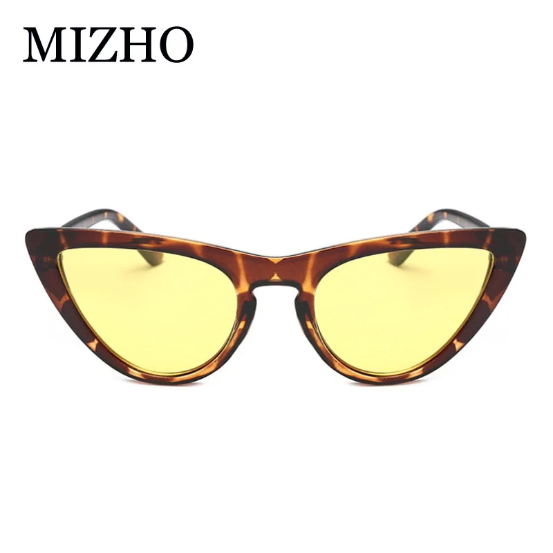 Fashion Protable Colour Luxury Flat Top Cat Eye Sunglasses Women Vintage Elegant oculos de sol Red Tiny Sun glasses Ladies UV400