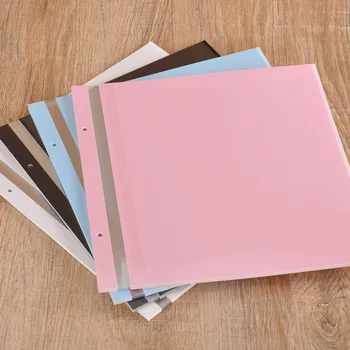 

Self Adhesive Book Inside Page Diy Photo Album Scrapbook White Blue Pink Black Blank Paper Refill Self Adhesive Sheets For Album