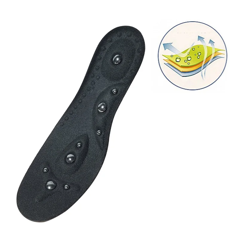 1 пара Acupressure стельки для похудения магнитотерапия массажный магнит для ног терапия Боль для ног Анти-усталость средство по уходу за ногами