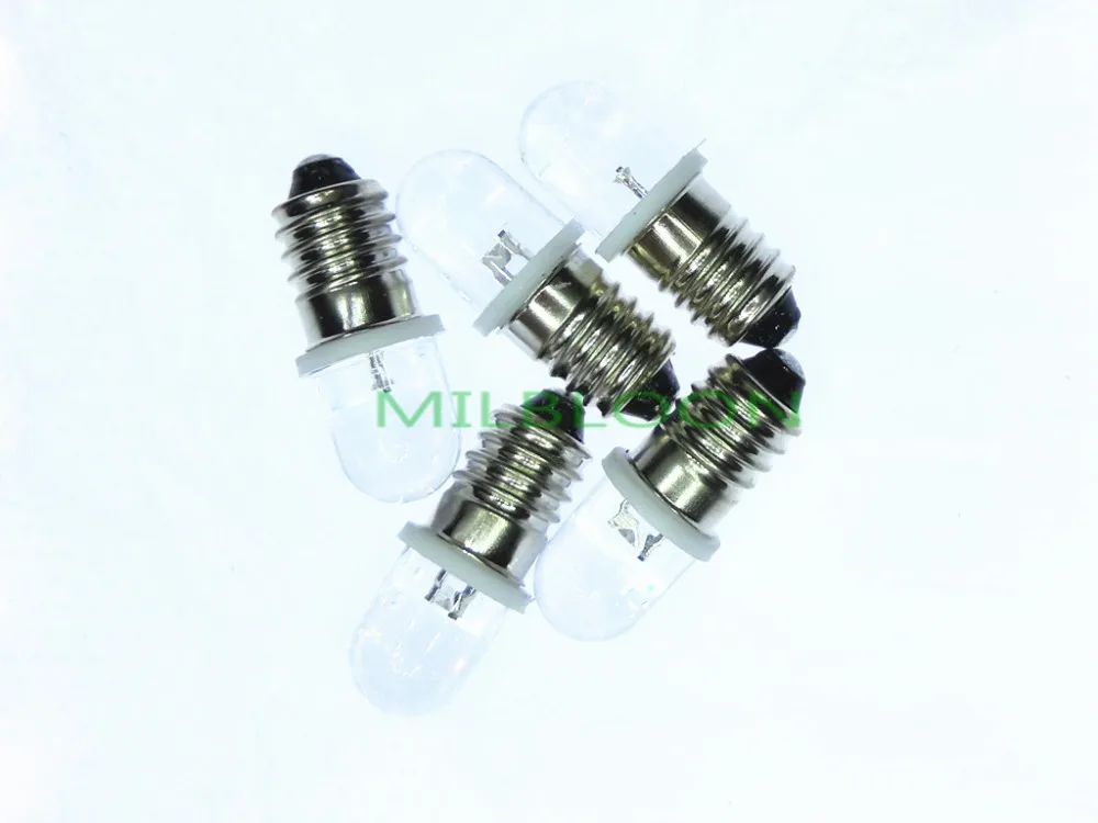 

AC6V E10 LED BULB RED BLUE GREEN AC24V E10 led Indicator bulb Instrument bulb light bulb E10 AC12V LED YELLOW WHITE