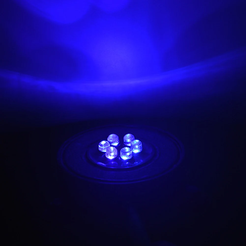 Круглый аквариум Воздушный каменный диск многоцветный ed аквариум Bubbler Безопасный светодиодный светильник с пузырьками авто изменение цвета