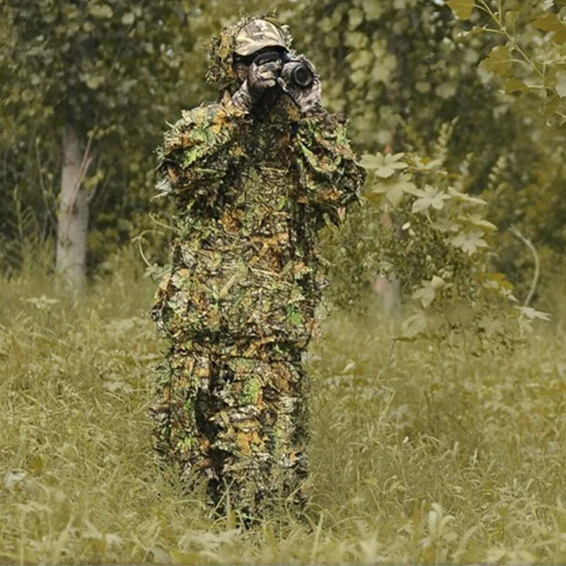 PUBG Ghillie Камуфляжный охотничий костюм с листьями кленовый Bionic Yowie