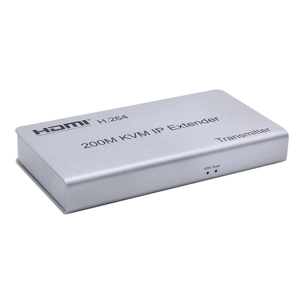 HDMI 200 M IP KVM Extender удлинитель USB поддержка TCP/IP точка одна до нескольких точки и