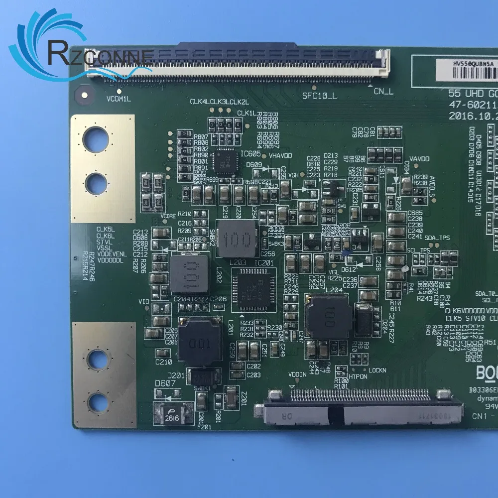 Плата логической платы для Samsung HV550QUBN5A 47 6021122 UA55MUF30ZJXXZ T Con плата UA55MU6100J 55 UHD GOA USIT