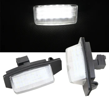 

1 pair for Mitsubishi OUTLANDER 11/2006-8/2009 LICENSE PLATE LAMP bulb 24SMD pure White super bright
