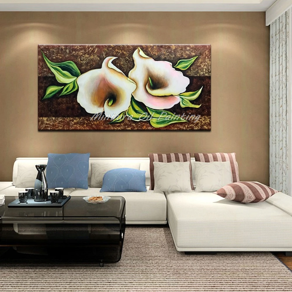 Mintura Art Ручная роспись пейзаж масляная живопись на холсте Современная Абстрактная Настенная картина декор для гостиной спальни без рамки