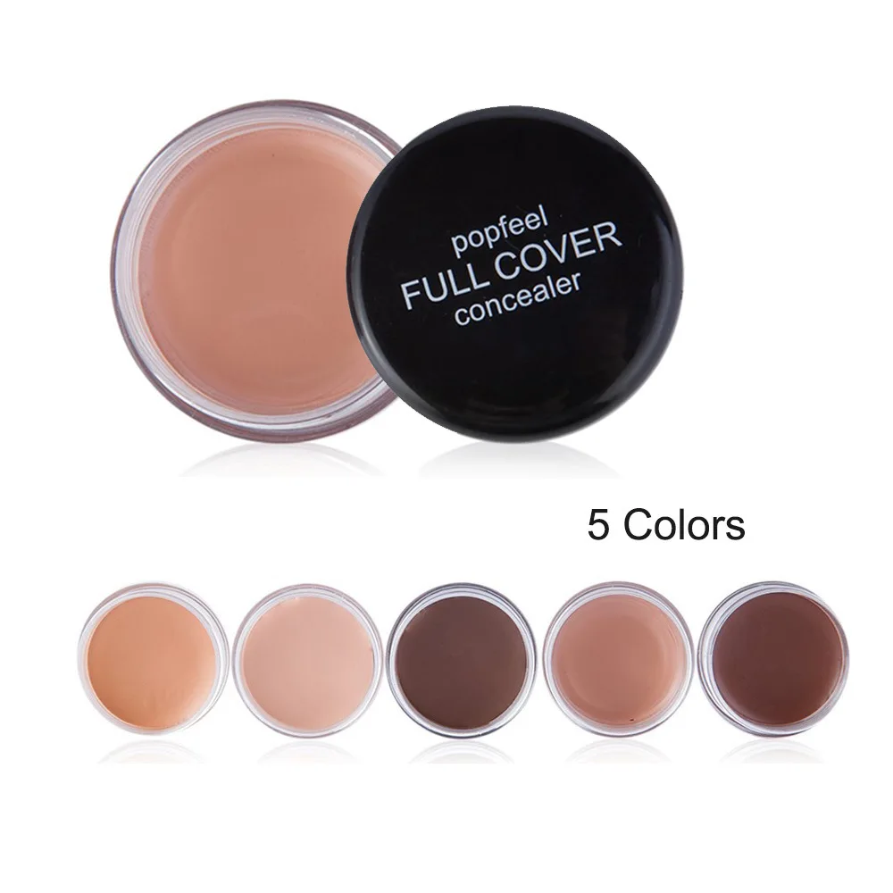 

Full Cover Concealer Cream Make Up Hide Blemish Camouflage Face Skin Base Cosmetics Oil-control Waterproof Natural Concealer