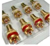 1 pair (2pcs)  DIY rofessional gold RCA Cinch DAC level the amplifier chassis audio signal input terminal ► Photo 2/3