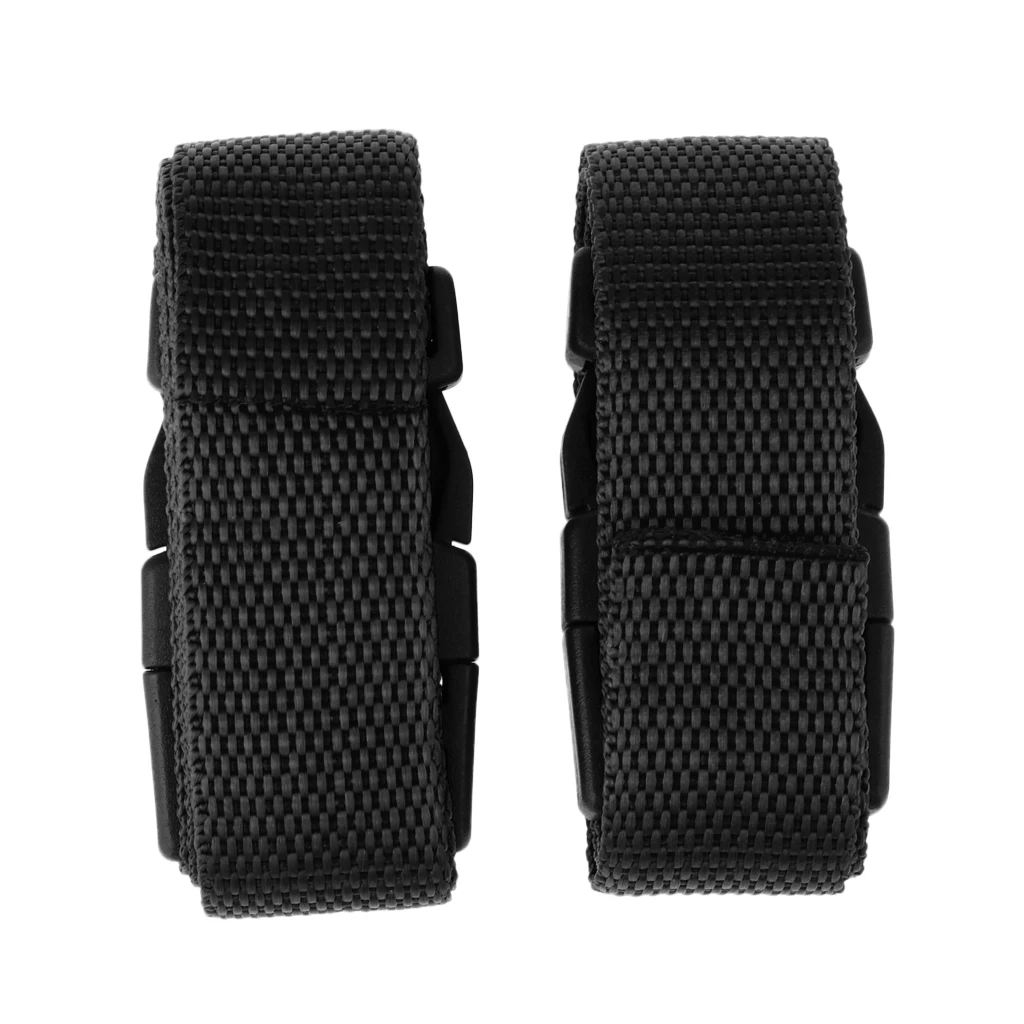 2pcs 1 meter 25mm Golf Trolley Webbing Straps/Luggage Tie down Straps with Quick Release Buckle