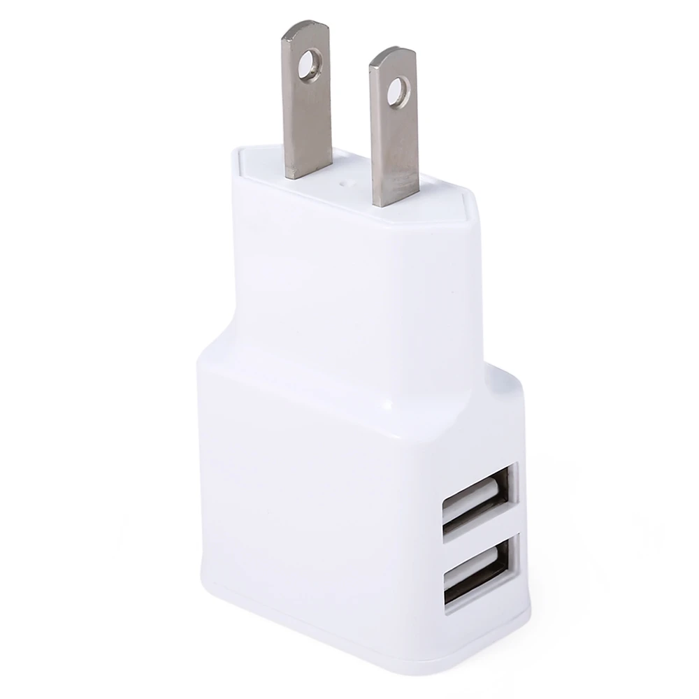 Штепсельная Вилка европейского стандарта США 2 порта USB зарядное устройство 5 В А