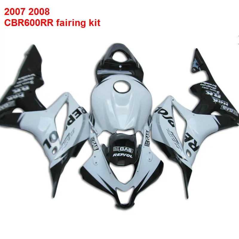 Добавить стикер для HONDA CBR600RR 07*08 2007 (белый) Abs инъекции обтекатели ABS обтекатель